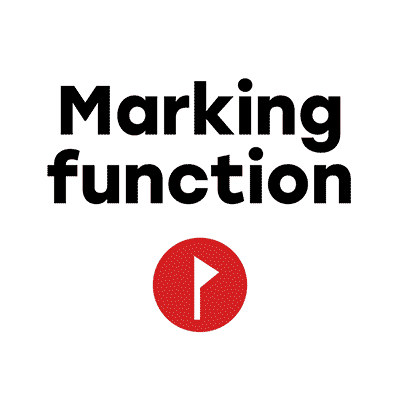 Marking function